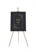 Art Deco Trouwbord