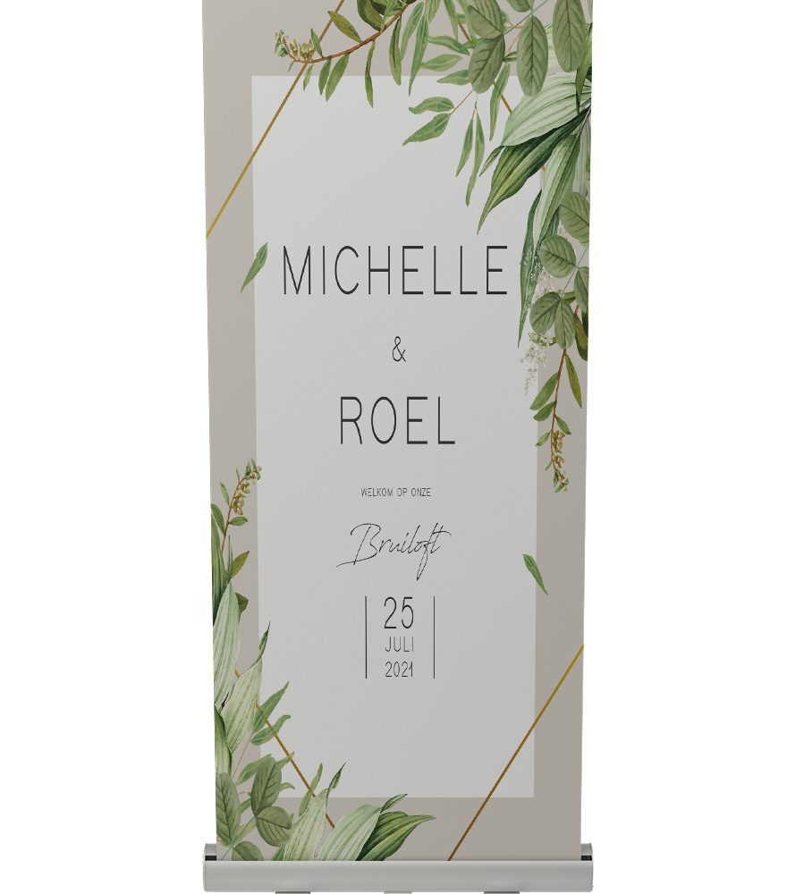 Foliage Roll-up Banner