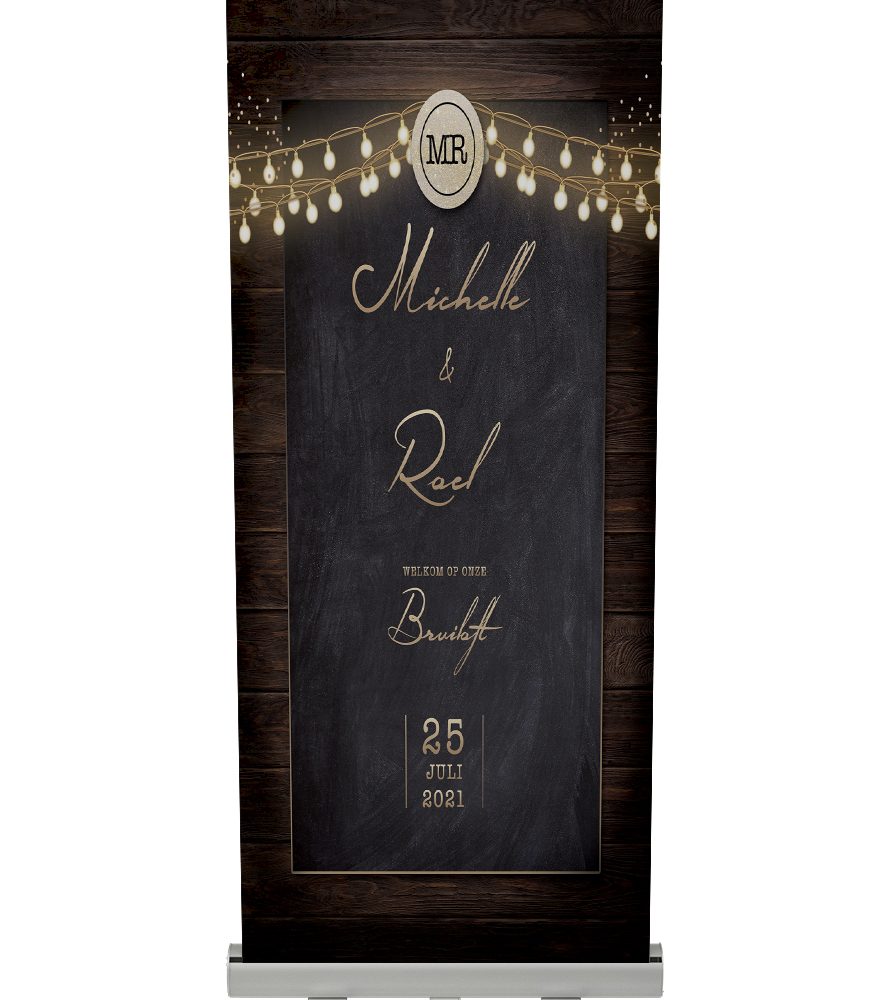 Rustic Lights Roll-up Banner