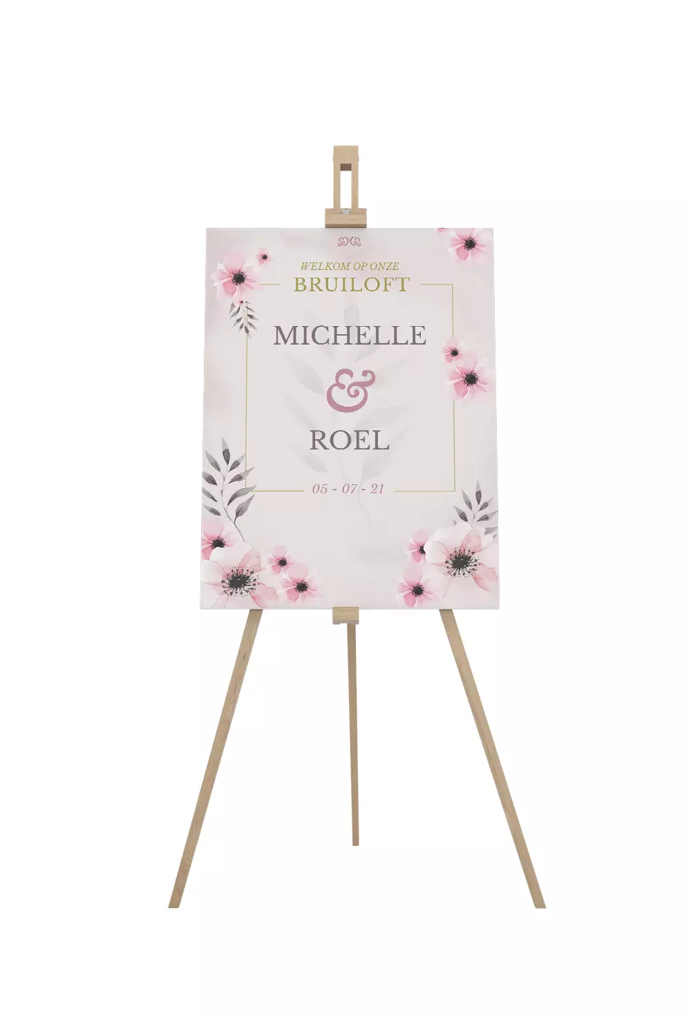 Romantic Pink Trouwbord